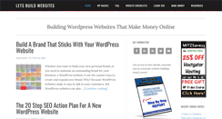Desktop Screenshot of letsbuildwebsites.com